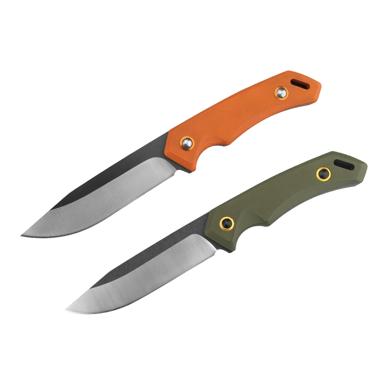 Cuchillo de caza de alta gama con rectificado CNC