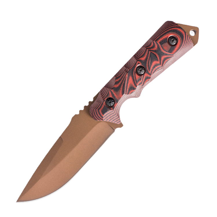 G10 nož s fiksnim rezilom za lov