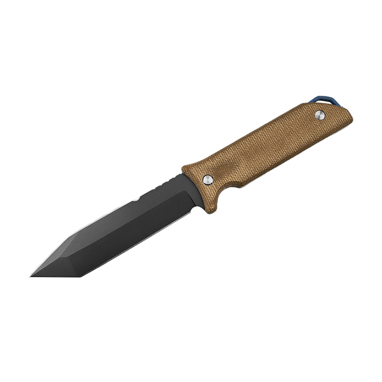 Couteau &agrave; lame fixe de chasse et de camping en plein air, nouveau design