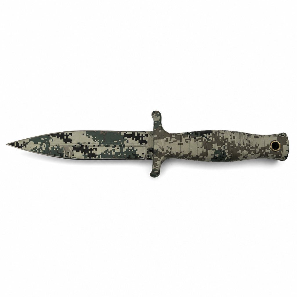 Svega Digital Camo Taktisches Messer mit feststehender Klinge mit 3Cr13-Stahl und PP-Griff – SV015